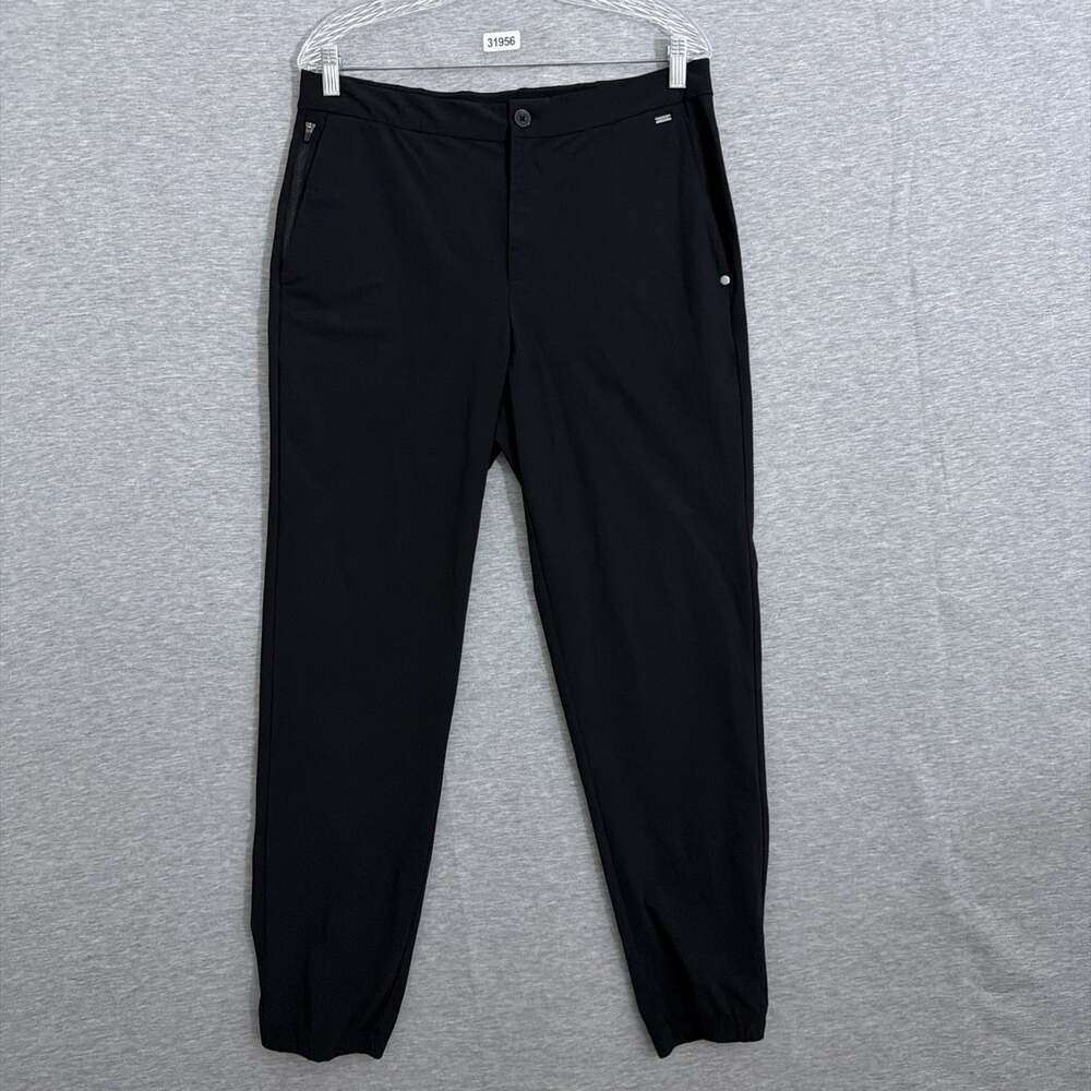 Vuori Men's Size 32 Black Performance Stretch Slim Fit Chino Pants